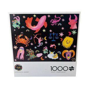 Buffalo 1,000 Pc Jigsaw Puzzle Sadie Eflo Astrological Imagery Zodiac Signs NEW